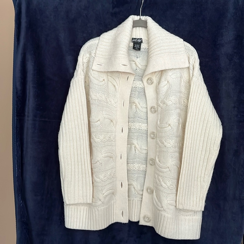 Lord & Taylor open front sweater cardigan